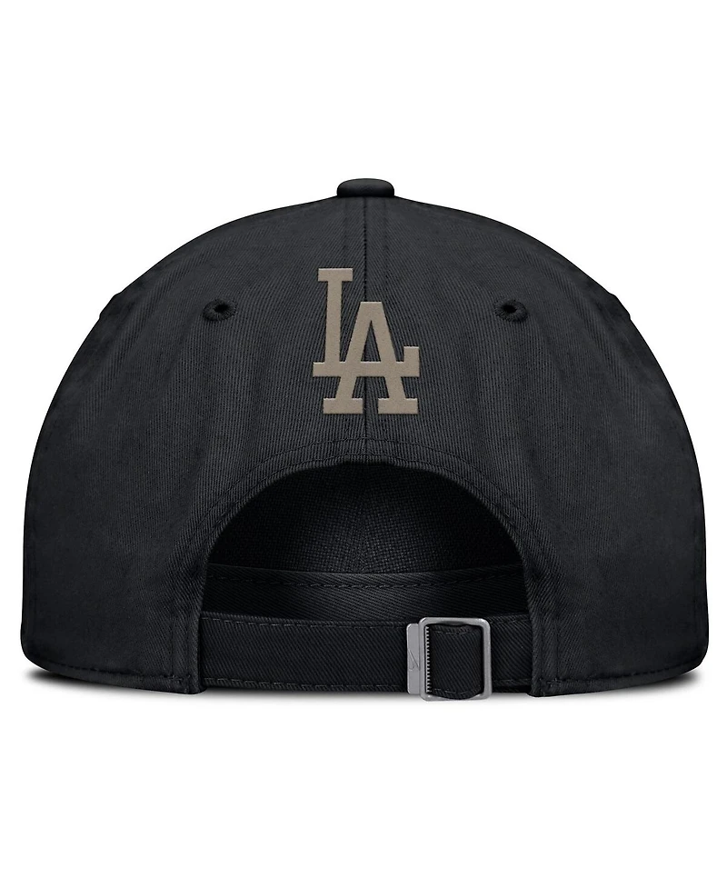 Nike Men's Black Los Angeles Dodgers Camo Pack Club Adjustable Hat