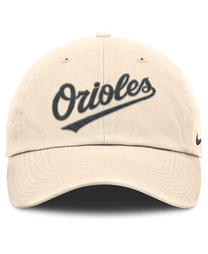 Nike Men's Natural Baltimore Orioles Camo Pack Club Adjustable Hat