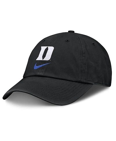 Nike Men's Black Duke Blue Devils Primetime Club Adjustable Hat