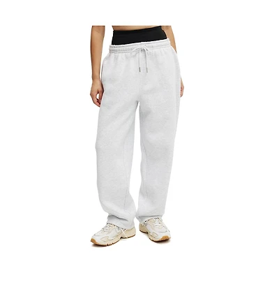 Cotton On Women's Active Plush Essential Barrel Sweatpant