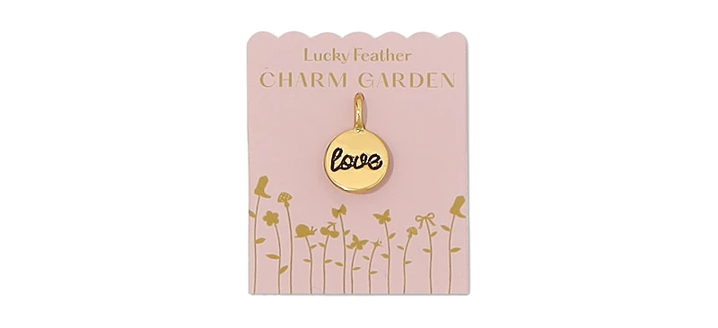 Lucky Feather Charm Garden - Gold