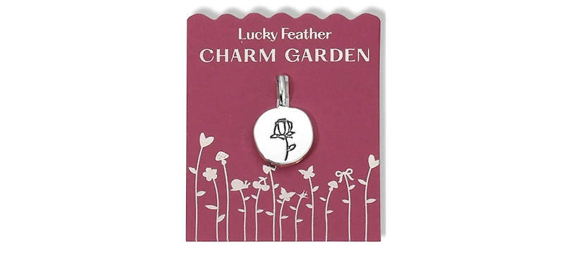 Lucky Feather Charm Garden - Silver