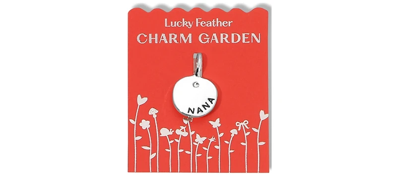 Lucky Feather Charm Garden - Silver