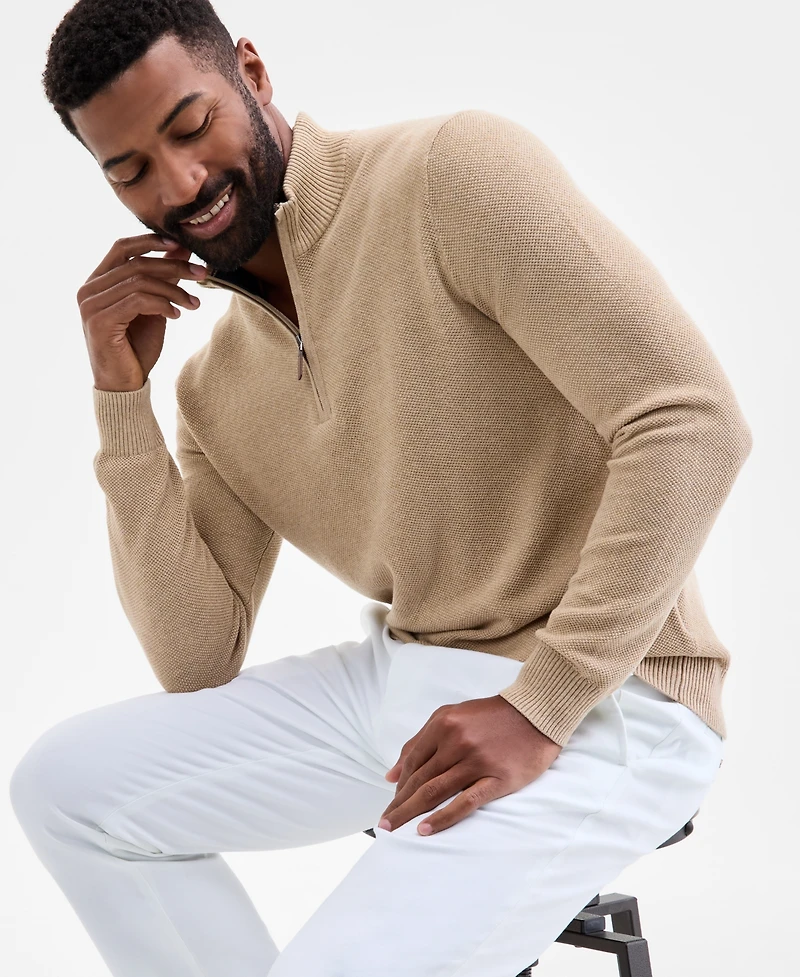 Club Room Men's Quarter-Zip Sweater, Macy's Exclusive