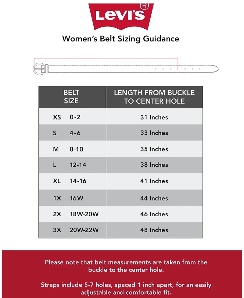 Levi's Stitched Edge Casual Belt