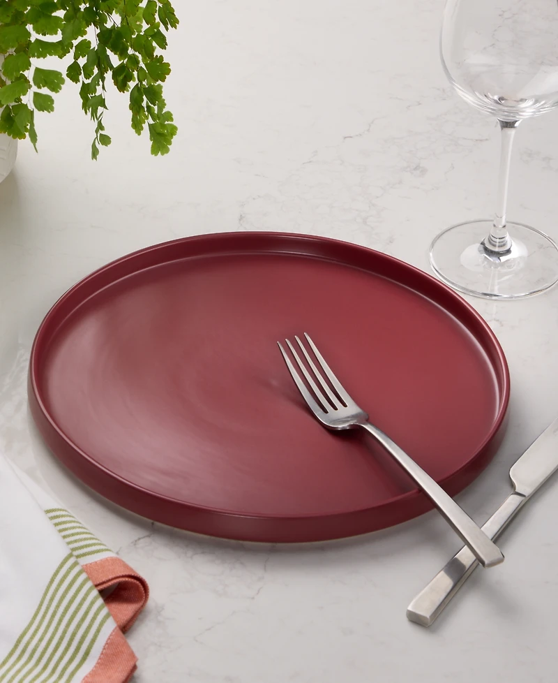 The Cellar Aaden Matte Berry Dinner Plate, Macy's Exclusive