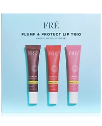Fre 3-Pc. Plump & Protect Mineral Spf 30 Lip Tint Set