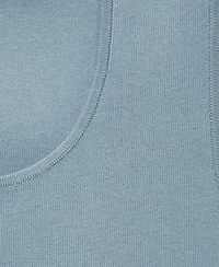 Mango Women's Low-Cut Knitted Crop Top