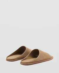 Mango Women's Suede Leather Sandals