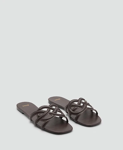 Mango Women's Cross-Strap Sandals