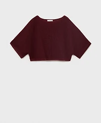 Mango Women's Oversized Fine-Knit Sweater