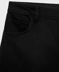 Mango Women's High-Waisted Denim Bermuda Shorts