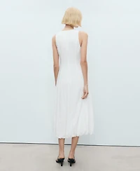 Mango Women's Balloon Effect Long Dress