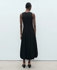 Mango Women's Balloon Effect Long Dress