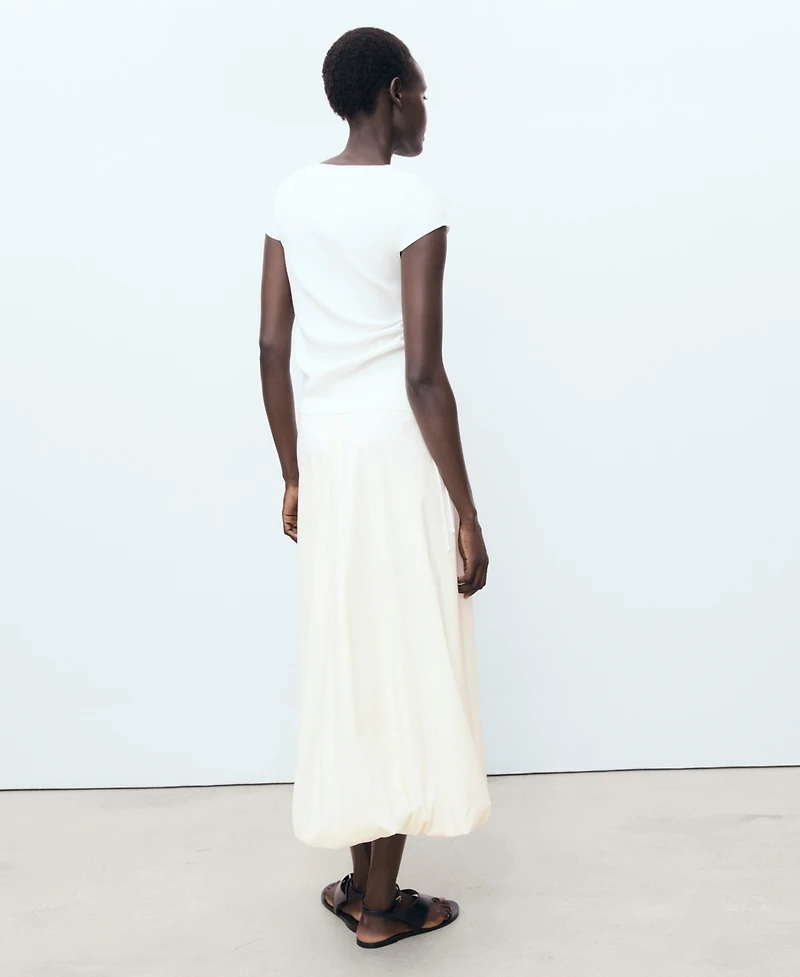 Mango Women's Long Balloon Skirt
