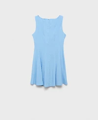 Mango Women's Pleated Short Dress