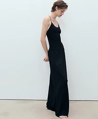 Mango Women's Cross-Back Knitted Dress