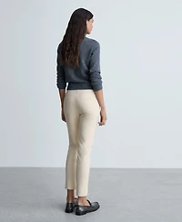 Mango Women's Crop Skinny Pants