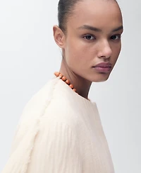 Mango Women's Oversized Cotton Jacket