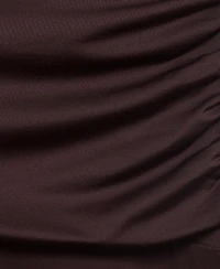 Mango Women's Draped Midi Skirt