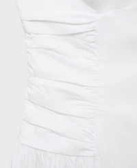 Mango Women's Strapless Midi Dress
