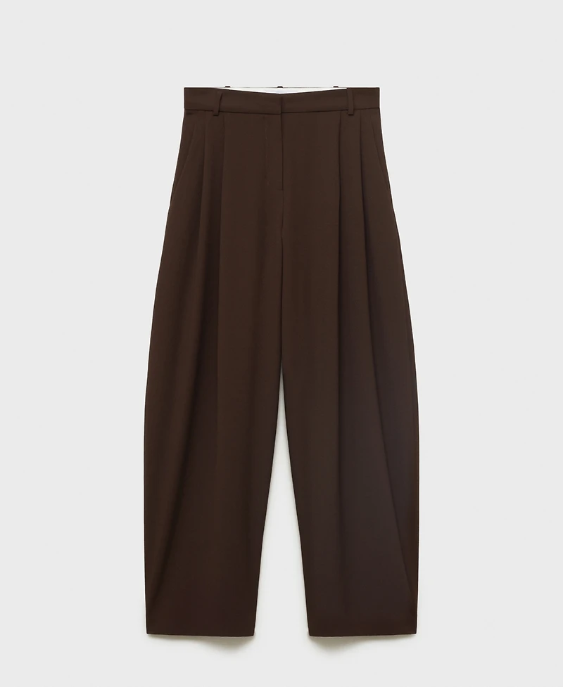 Mango Women's Pleat Detail Pants