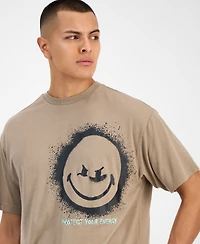 SmileyWorld Men's Happy Mad Graphic T-Shirt
