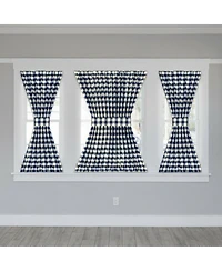 Kate Aurora Plaid Country Farmhouse French Door Curtain Panel With Matching Tieback - 25W x 40L, Yellow