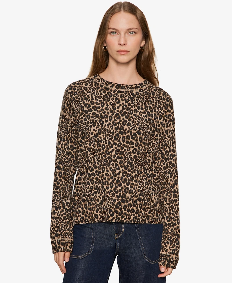 Sanctuary Women's 24/7 Popover Crew Neck Top
