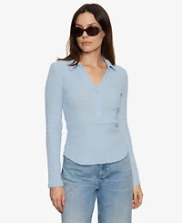 Sanctuary Women's Long Sleeve Textured Top