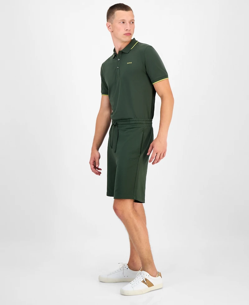 Hugo Boss Men's Dayono 9" Relaxed-Fit Drawstring Cotton French Terry Shorts
