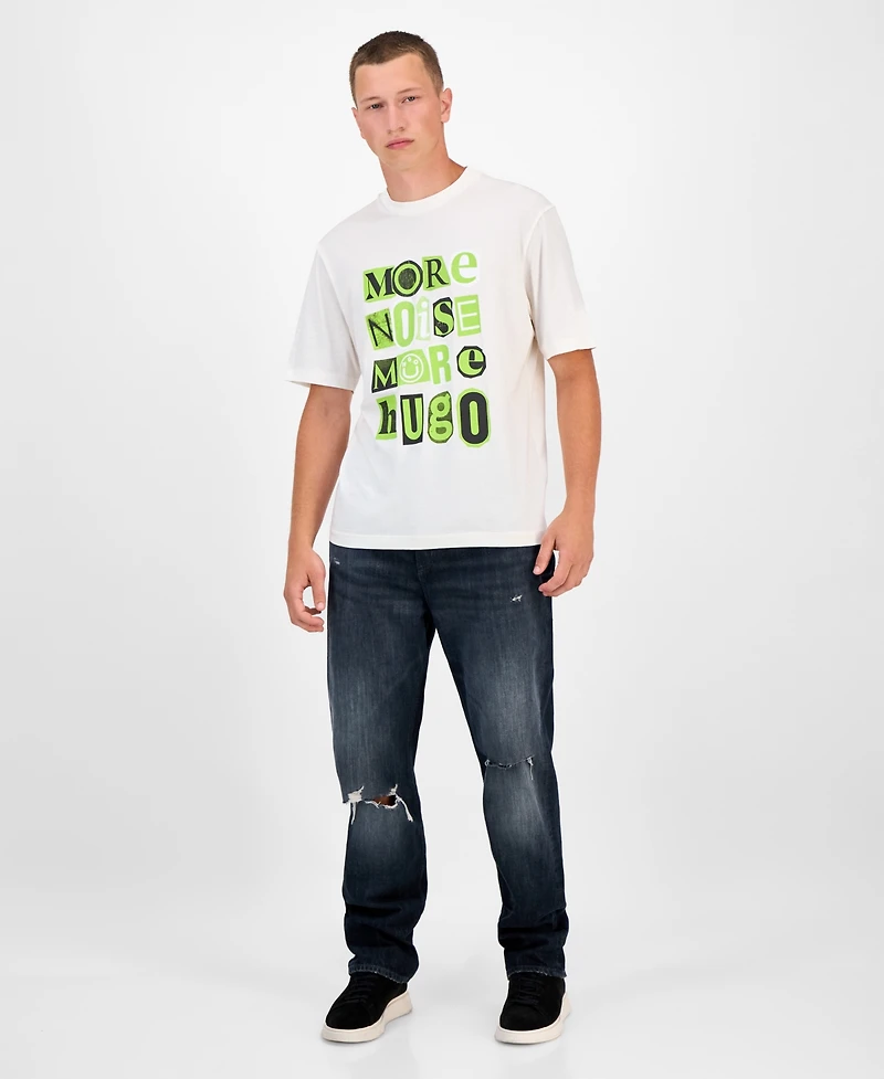 Hugo By Boss Men's Cotton More Graphic T-Shirt