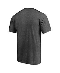 Fanatics Men's Heather Charcoal Chicago Blackhawks Victory Arch T-Shirt