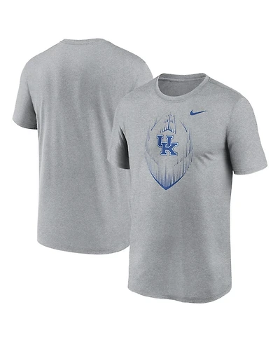 Nike Men's Heather Gray Kentucky Wildcats Primetime Legend Icon Performance T-Shirt