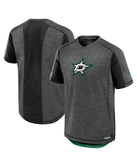 Fanatics Men's Heather Charcoal Dallas Stars Authentic Pro Rink Performance T-Shirt