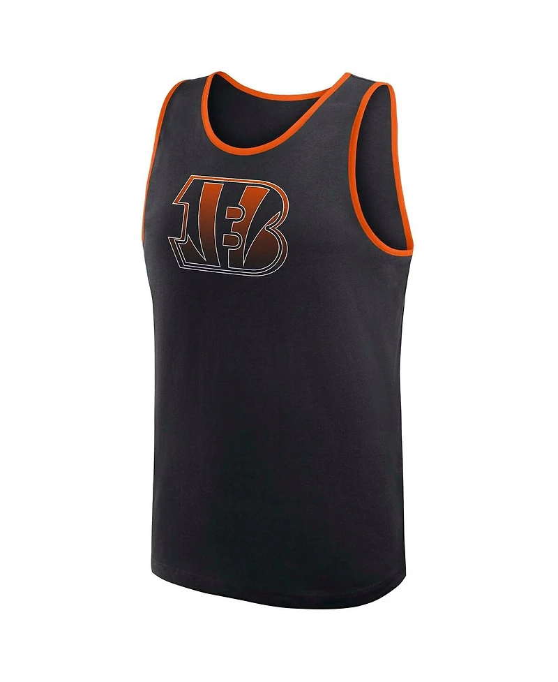 Logo Athletic Men's Black Cincinnati Bengals Unmatched Success Tank Top