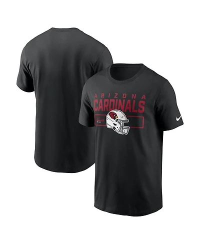 Nike Men's Black Arizona Cardinals Primetime Helmet Essential T-Shirt
