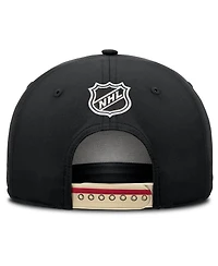 Fanatics Men's Black Minnesota Wild 2025 Nhl Draft Authentic Pro On-Stage Podium A-Frame Adjustable Hat
