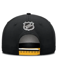 Fanatics Men's Black Pittsburgh Penguins 2025 Nhl Draft Authentic Pro On-Stage Podium A-Frame Adjustable Hat