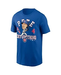 Fanatics Men's Pete Crow-Armstrong Royal Chicago Cubs Hometown Caricature T-Shirt