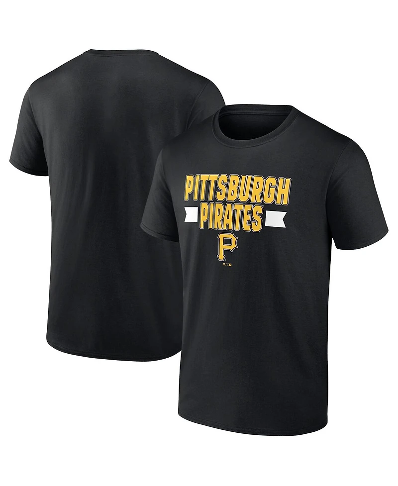 Fanatics Men's Black Pittsburgh Pirates Close Victory T-Shirt