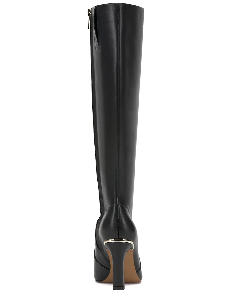Vince Camuto Women's Gylina Knee-High Wide-Calf Dress Boots