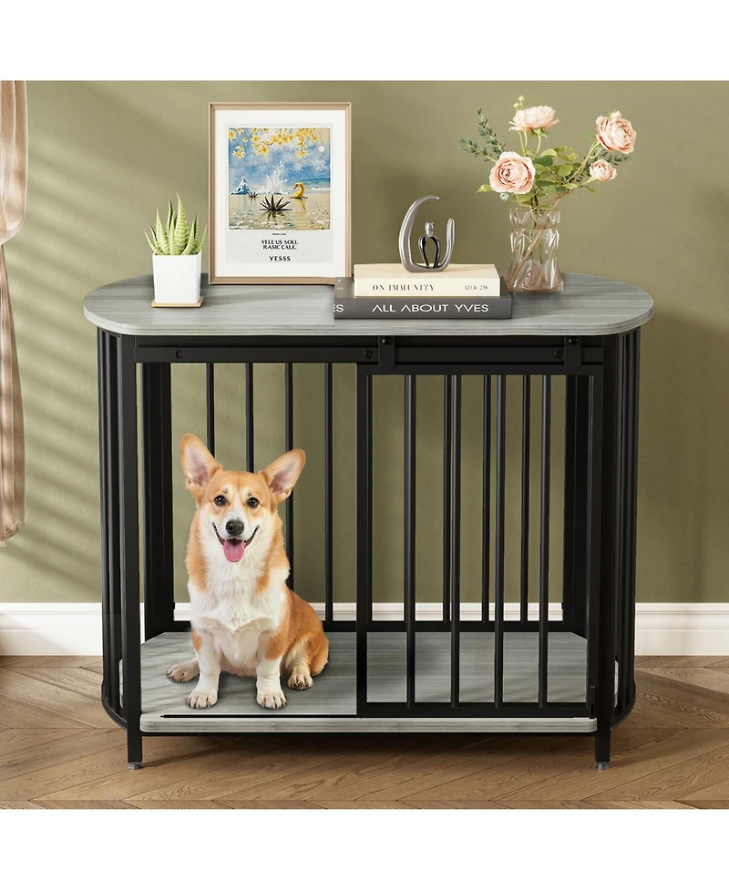 Streamdale Furniture 31.5" Dog Crate End Table