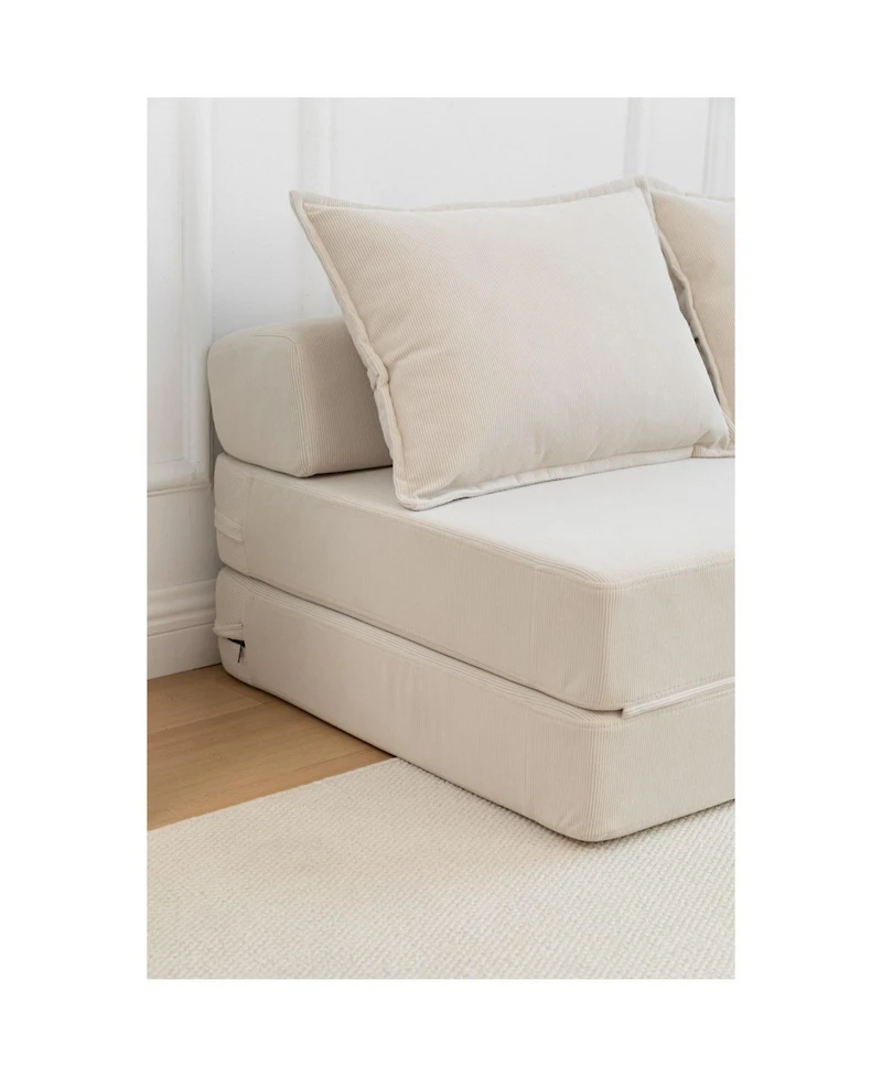 Streamdale Furniture Foldable Sofa Bed Sleeper Chair Twin
