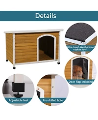 Streamdale Furniture Large Yellow Waterproof Dog House