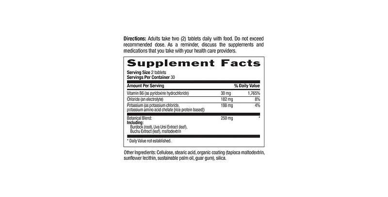 Country Life Water Factors (Formerly Known As Diuretic Factors), 60 Tabs
