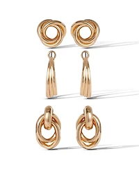 Jessica Simpson Mixed Shape Earring Set