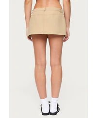 Edikted Women's Madalene Tailored Mini Skort
