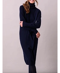Celtic & Co. Women's Supersoft Midi Turtleneck Dress