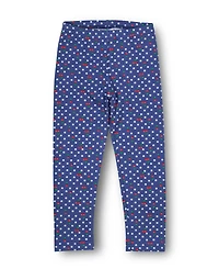 Florence Eiseman Polka Dot Cherry Printed Kint Leggings